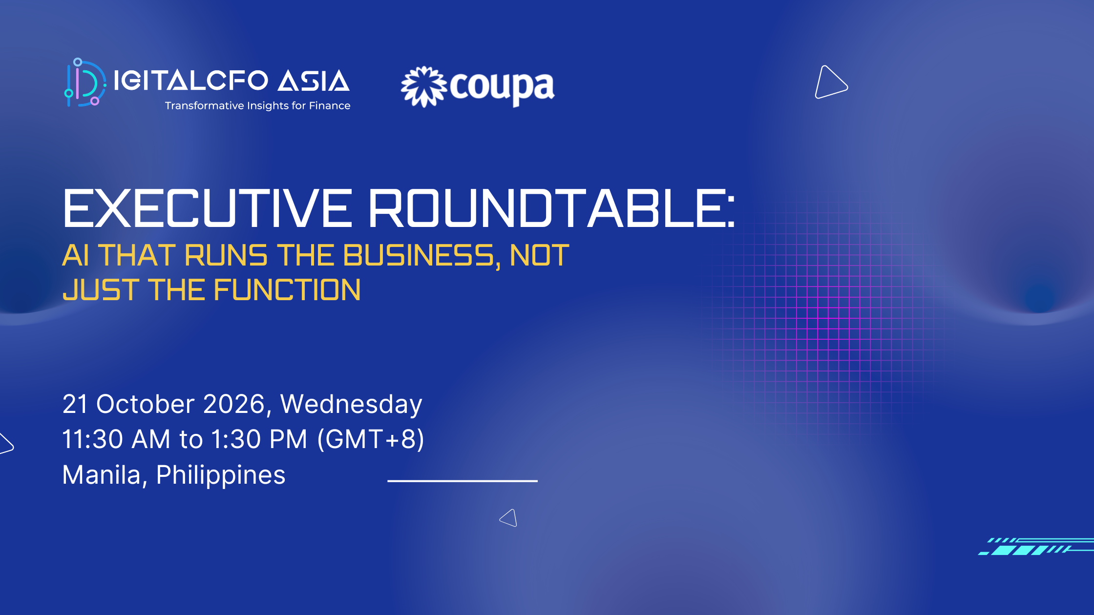 Executive Roundtable — AI That Runs the Business, Manila