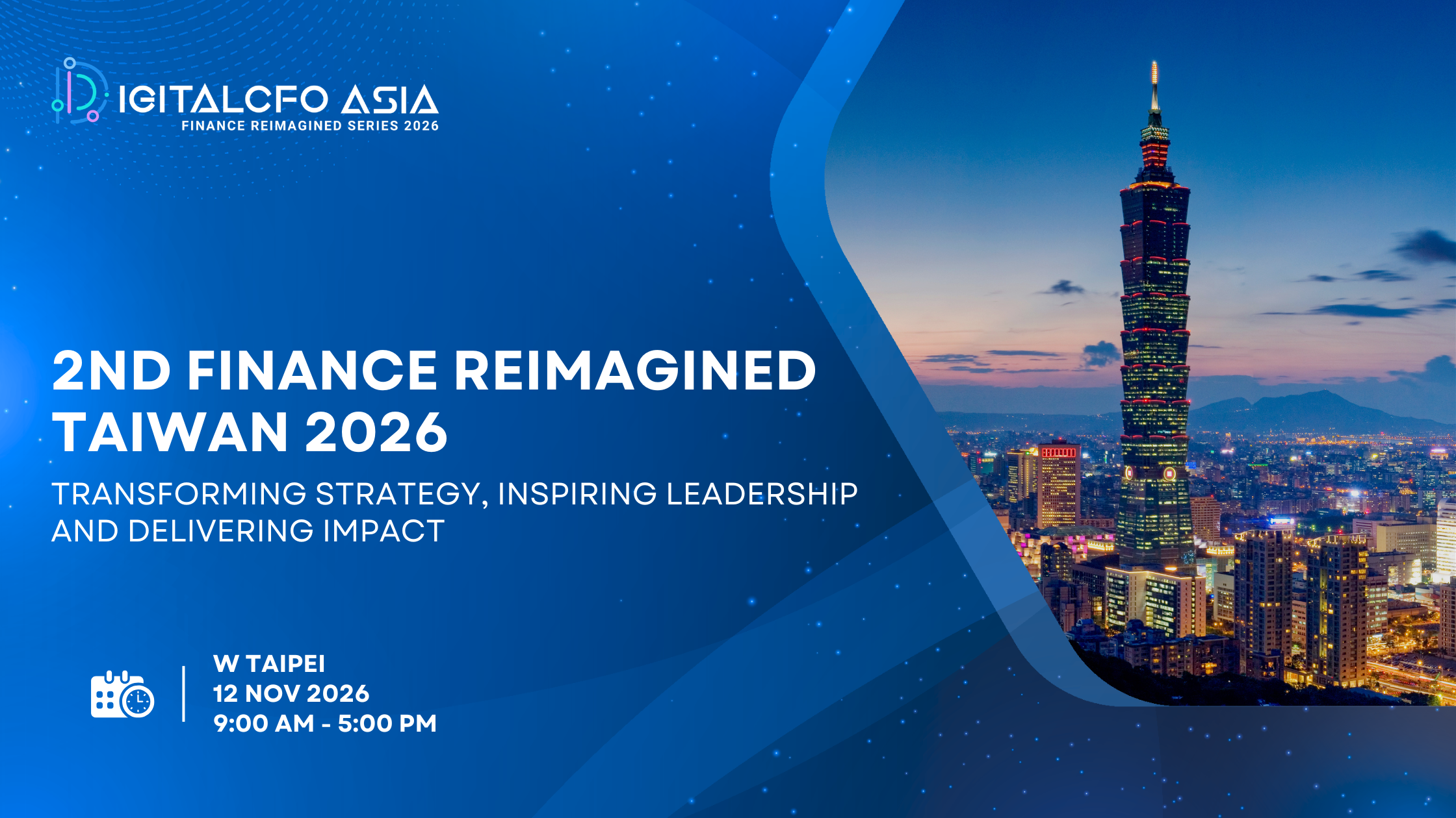 2nd Finance ReImagined Taiwan 2026, W Taipei